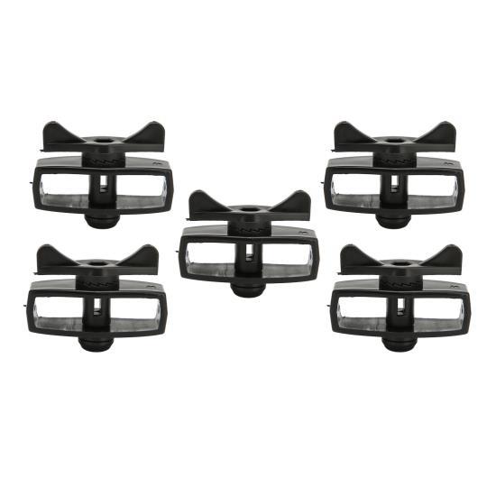 50Pcs Electric Fence  Tightener Portable Garden Electronic Fence Alloy  Tensioner Black 
