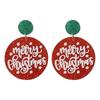 Christmas earrings women, niche creative design stud earrings new earrings high-end versatile earrings