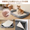 EMME Waterproof Dog All Easy to Pet Sofa for Dogs and Durable Oxford Suitable for Small and Medium Pet L Bed, Seasons, Washable, Clean, Cats, Fabric,