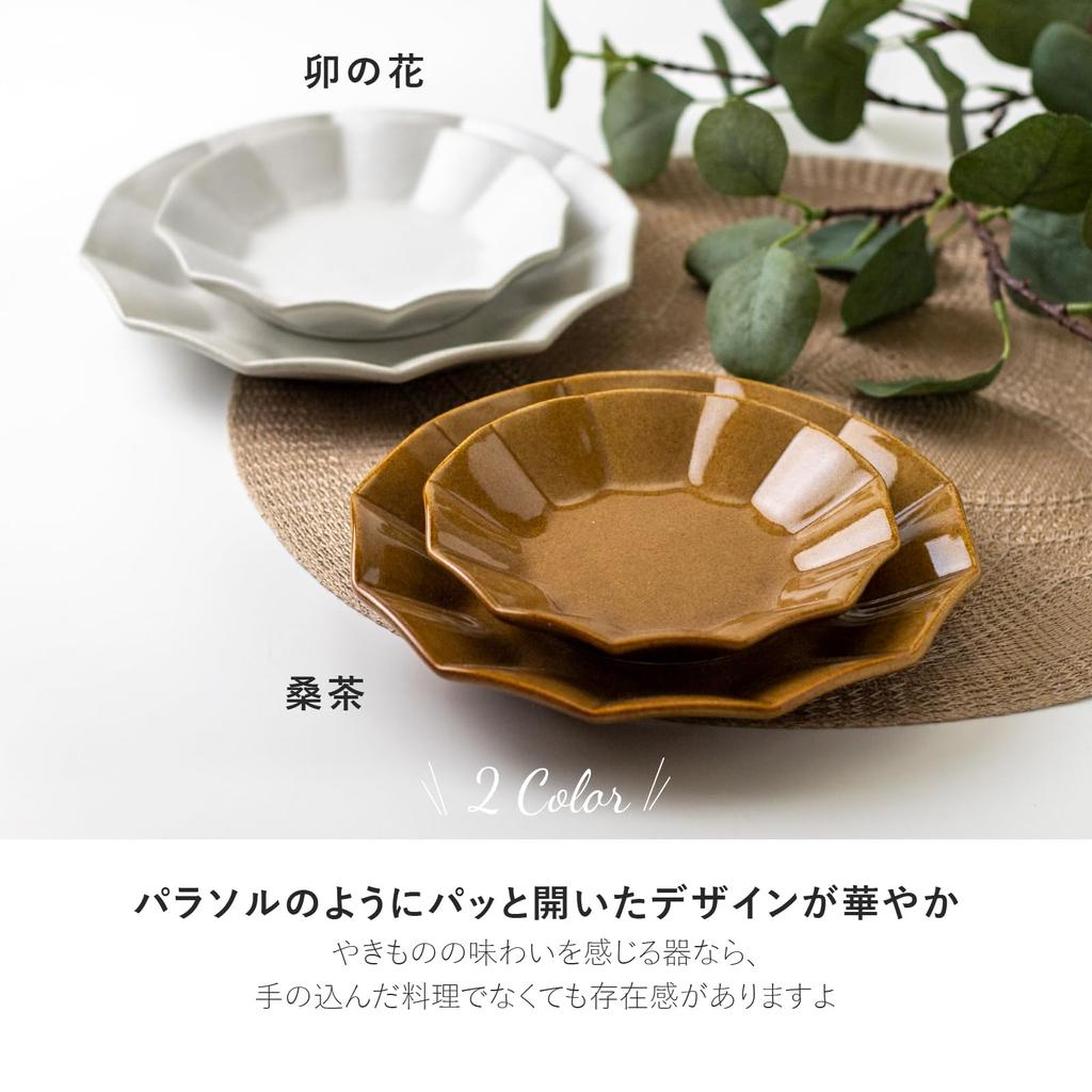Minoru Pottery Rinka 150 Plates Unohana