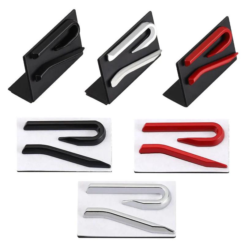 3D Metal Logo Emblem Car Front Grill Badge Rear Trunk Sticker For Polo Passat MK8 Tiguan CC Golf