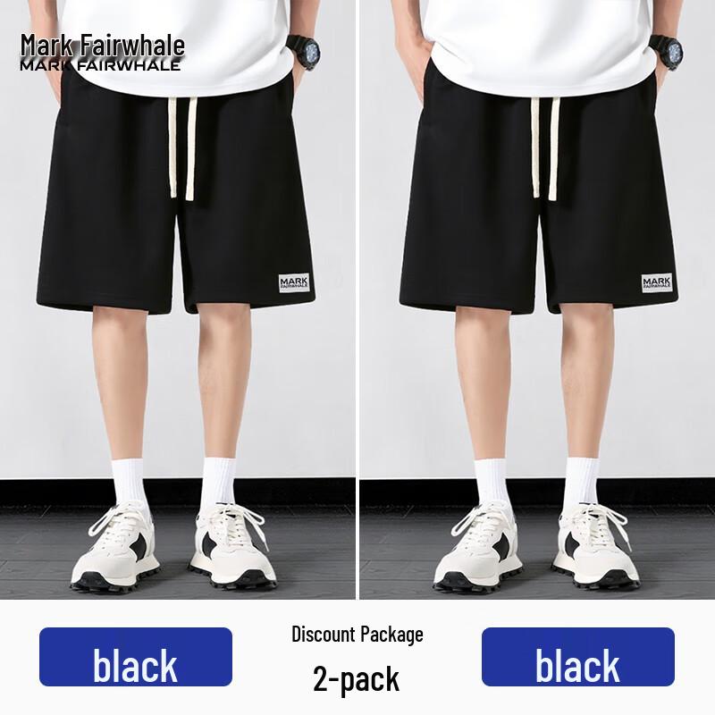 Mark Fairwhale Men's Summer Loose Fit Casual Sports Shorts