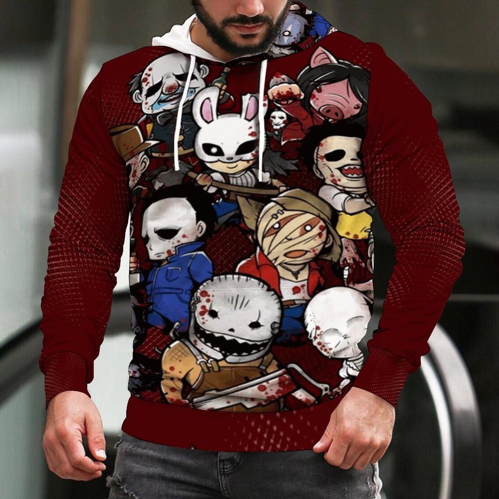 2022 neue Mode Horror Film Unisex Frauen Schwarz Hoodie Sweatshirts Halloween Michael Myers 3D Gedruckt Pullover Übergroßen Trainingsanzug