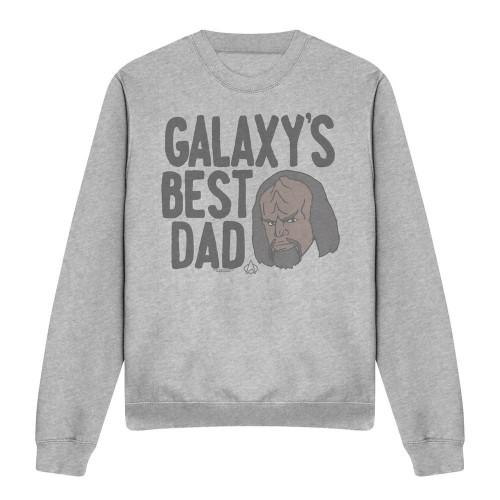 Star Trek: The Next Generation Unisex Adult Galaxy´s Best Dad Sweatshirt