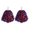 2 stk Cheerleader Pom Poms metallisk folie Cheerleader Pom Poms Håndblomster med håndtak for sportskonkurranser feiringer