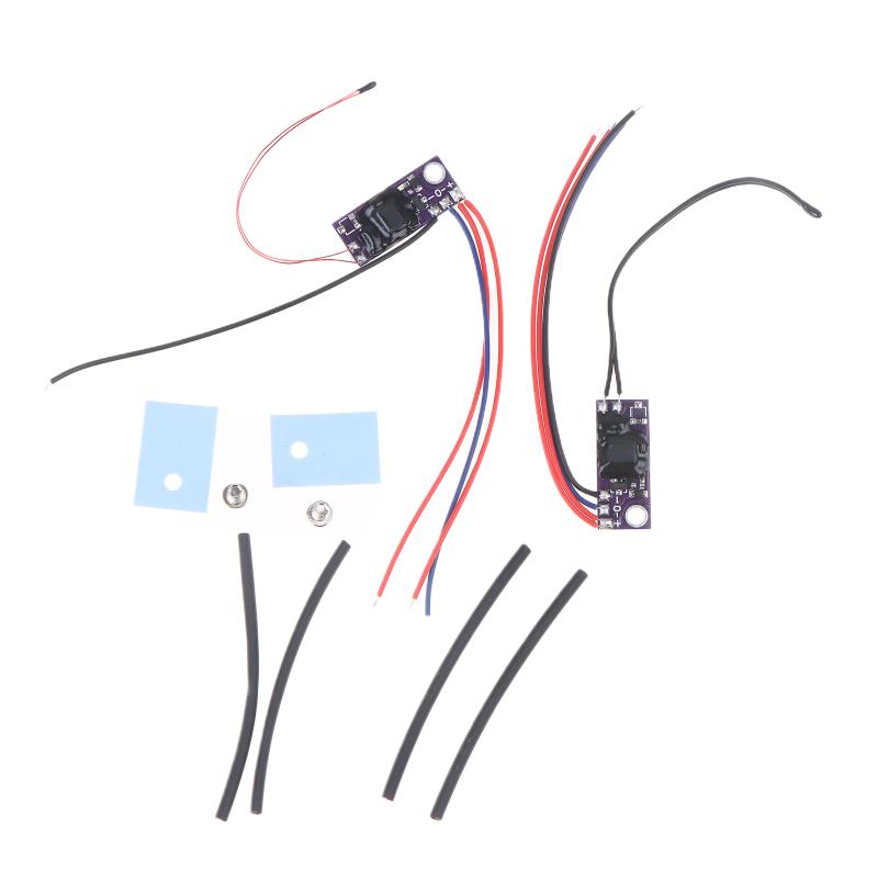 5V 12V DC PC Fan Controller with Automatic Speed Adjustment & Temp Probe, Suitable for 2/3-Wire Fans