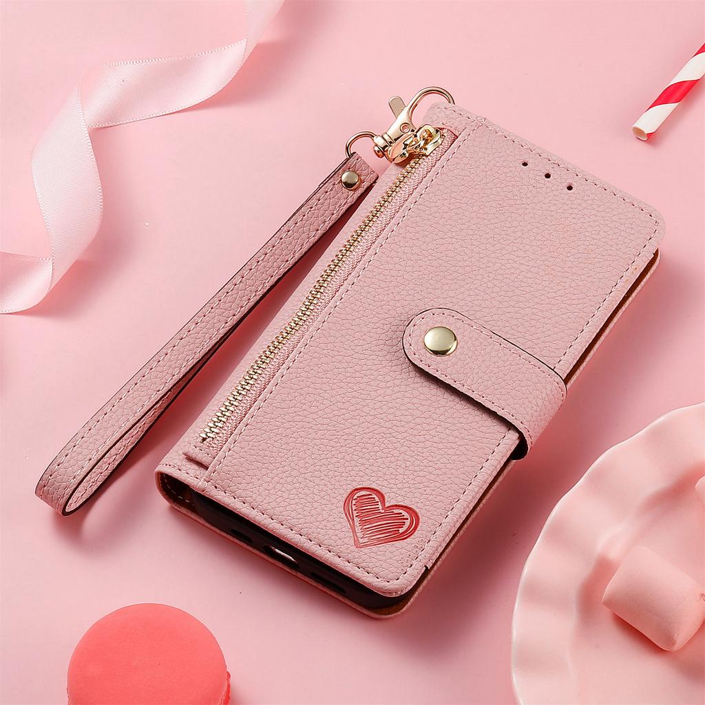 Leather Zipper Wallet Card Holder Case For Samsung Galaxy S23 Ultra S22 Plus S21 A23 A14 A34 A54 A53 A24 A73 A52 A53 Purse Cover