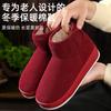 Winter Middle-aged and Elderly Cotton Shoes with Soft Soles, Elderly Cotton Tows and Velvet Outer Wear, Windproof and Warm Home Cotton Slippers