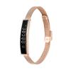 Smart Bracelet Fitness Tracker Bluetooth 5.3 Health Tracker Bracelet Water Proof for Running Riding with APP Gold