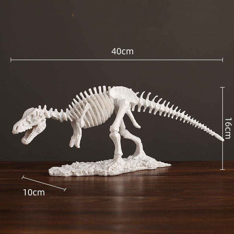 

Resin Handicrafts Simulated Dinosaurs Tyrannosaurus Rex Model Fossil Skeleton Abstract Animal Sculpture Dinosaur Bones