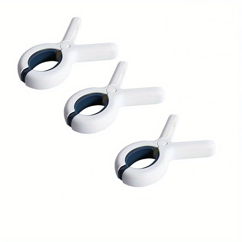 3ks Velké plážové klipy Plastové Silné Větruodolné Kolíčky na prádlo Klip na zavěšení přikrývky Opakovaně použitelné Protiskluzové Fixní Sušící Kolíčky na prádlo