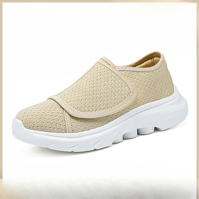 New Casual Shoes Velcro Women's Shoes Soft-soled Single Shoes One-foot Lazy Shoes