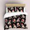 Dropship Christmas Bedding New Year Gift Comferter Bed Set Warm Comfortable King Size Bedding Set Cover 3D