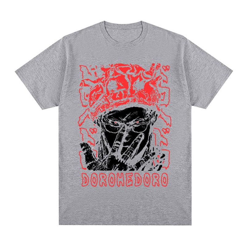 Japanese Anime Dorohedoro T-Shrit 90s Manga Shin Kaiman Print Short Sleeve T-shirts Men Women Fashion Casual Oversized T Shirts