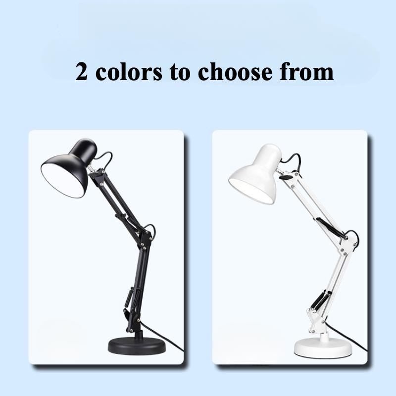 LED Augenpflege-Schreibtischlampe Amerikanisches Eisen Faltbare Augenpflege-Schreibtischlampe Studium Lesen Klemme Langer Arm Augenpflege-Schreibtischlampe Dual-Use Augenpflege-Schreibtischlampe