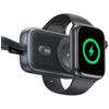 2-in-1 Induction Charger Usams CD245 for Apple Watch with 1200mAh Powerbank + USB-C Cable Titanium
