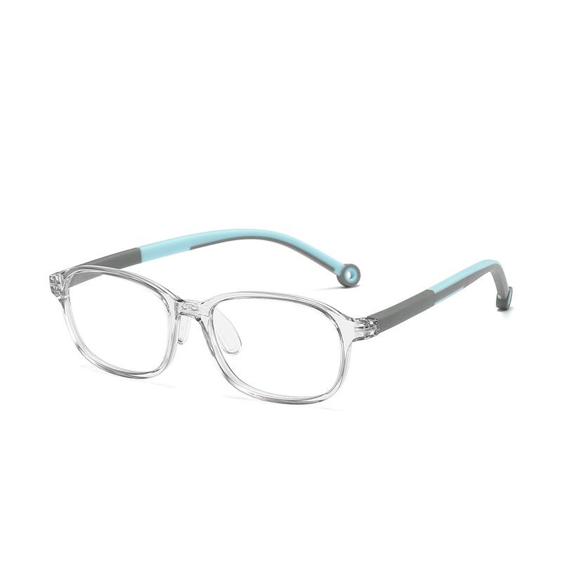 Children's TR90 Prescription Glasses Frame for Boys & Girls, Anti-Blue Light, Minimalist, Ages 8-12