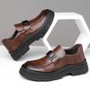Sneakers Mens Dress Shoes Retro Male Leather Business Male Baroque Shoes Casual Outdoor Mens Oxford Footwear