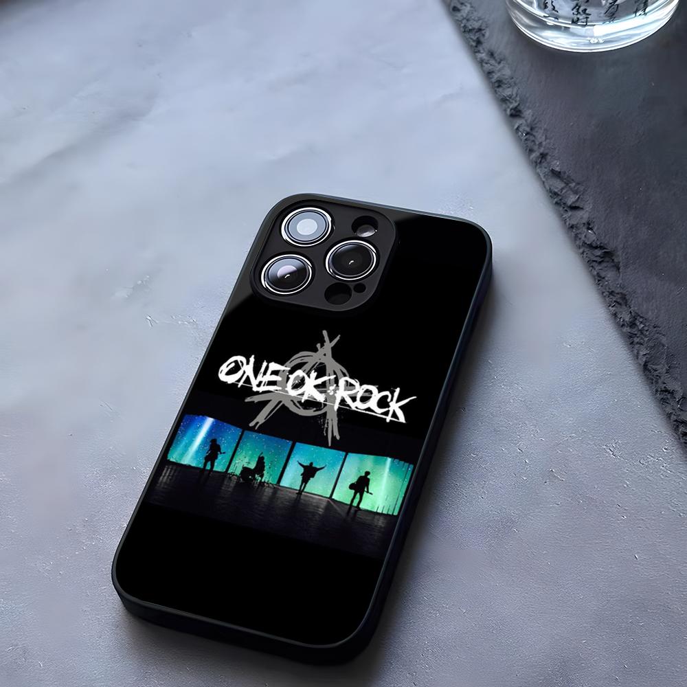 ONE OK ROCK Phone Case Tempered Glass For IPhone 17 13 14 16 12 15 11 Pro Max Plus Mini X XR SE2020 Coque