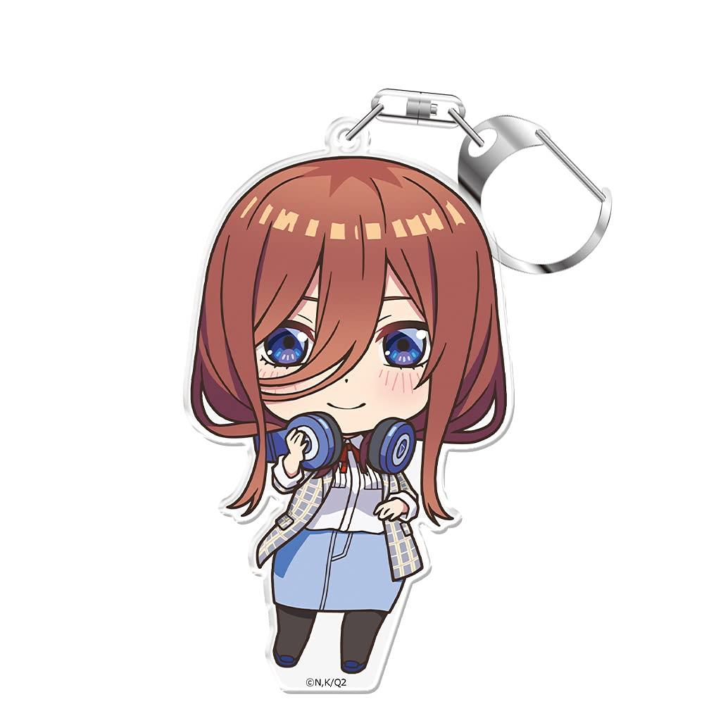 The Quintessential Quintuplets Puni Keychain Miku Nakano [azumaker] Colle! (with stand)