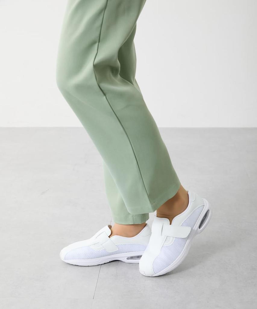 Nissen Women's Nurse Laine Original Hook-and-Loop Air Sole Nurse Shoes, Navy, Size 23