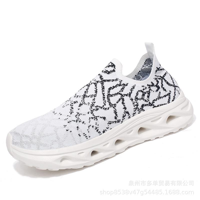 

Large size lazy casual shoes free lace-up outdoor travel casual shoes light cushioning sports 39 белый