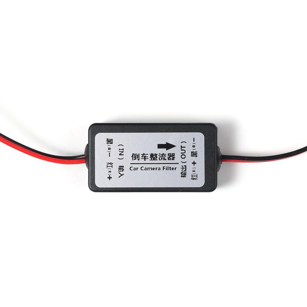 Auto Backup Camera for Car Rear View Filter Rectifier 12V DC Power Relay Capacitor