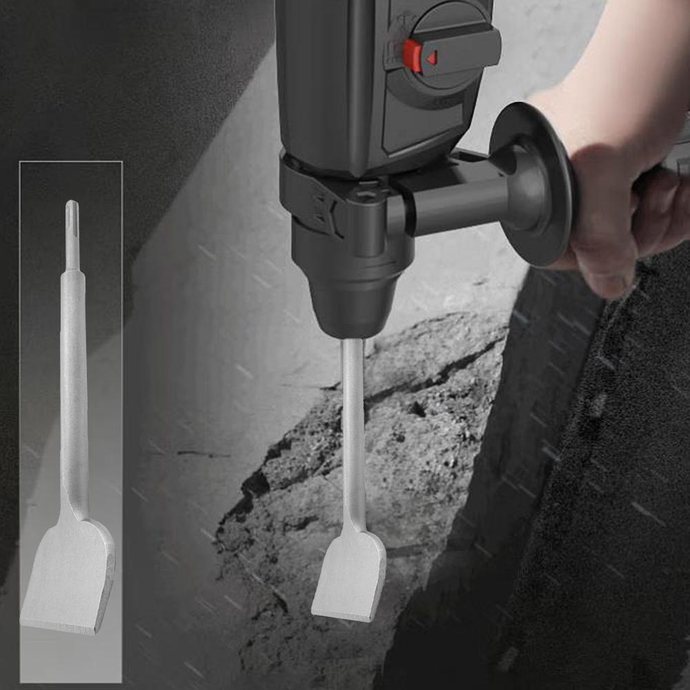 SDS Plus Tile Chisel Cemented Carbide Electric Hammer Chisel Power Tool Accessory 75/100mm Wide Tile Removal Chisel Scraper Bits