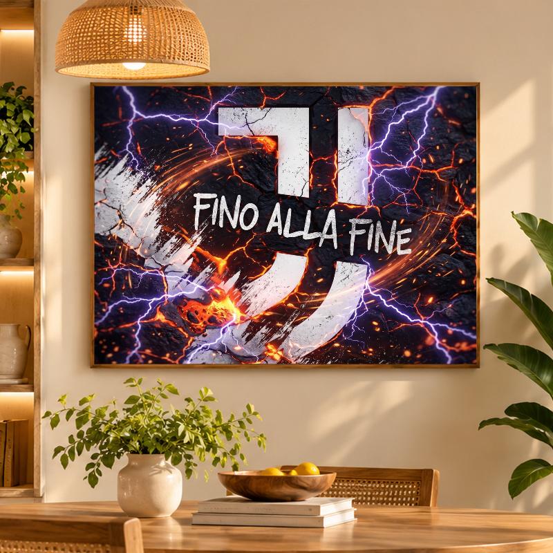 5D Diamond Painting Juventus FC DIY Full Drill Diamond Art Kit Home Decoration