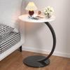 Modern Minimalist Bedside/Side Table: Round Design for Bedroom or Living Room