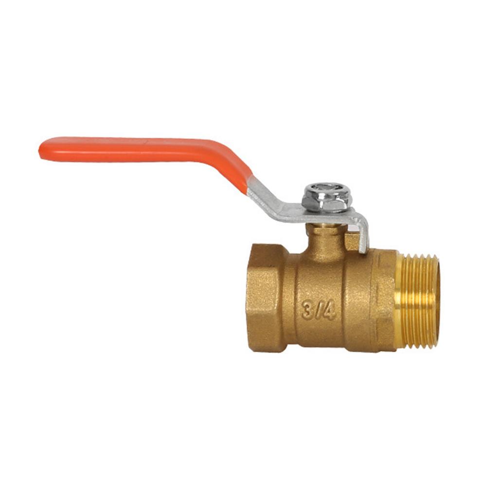 Multipurpose 3/4 Inch BSP DN20 Brass Round Valves Convenient for Water Systems with Male and Female Thread Designs
