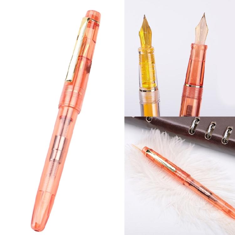 0.5mm Calligraphy Pen Fountain Pen for Teacher Students Adult Smooth Writing Pen Clear Signature Pen Colored Ink Pen