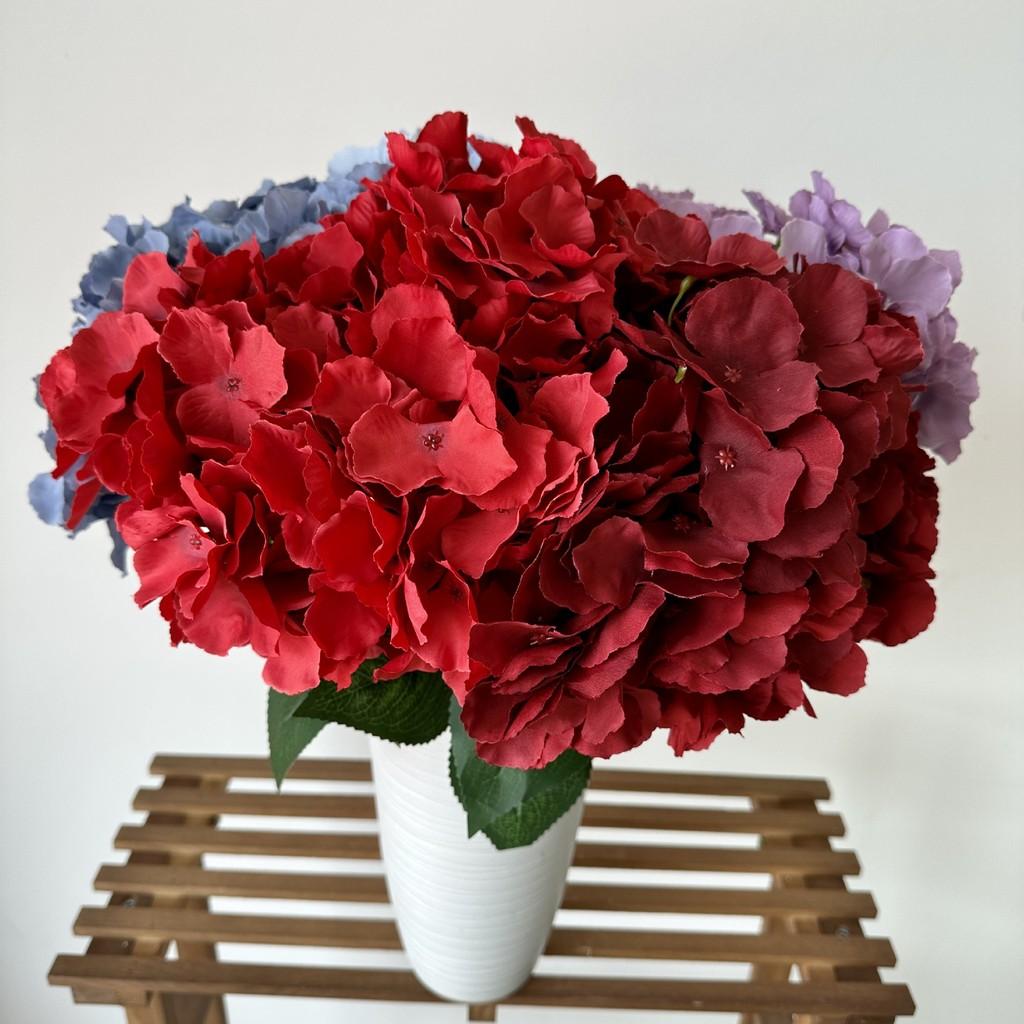 Plants Simulated Hydrangea Wedding Hotel Restaurant Decoration Ornament Desktop