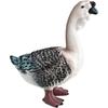 Simulation Goose Animal Model Figurine Art Decoration Unique Realistic Duck Educational Toy Farm Animal Figure for Table Cabinet , White Goose