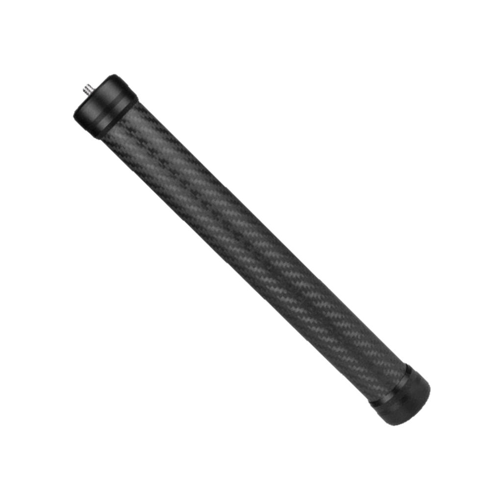 Ergonomic Carbon Fiber Camera Rod 10.04Inch 1/4 Screw Mount Fit for Stabilizers Accessories Lightweight Photography Tool