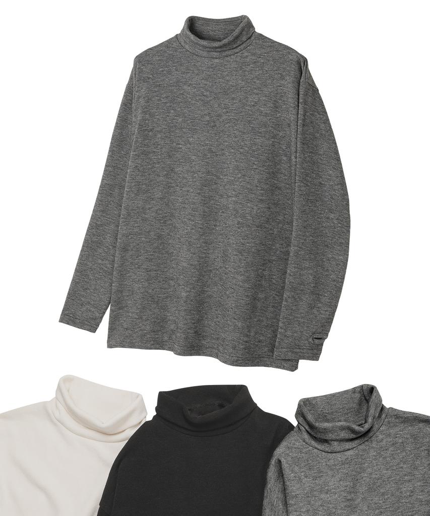 NOISE High-Gauge Turtleneck Fingerhole Knit - 3 Colors