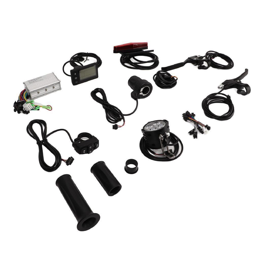 24‑48V 250W 350W Electric Bike Conversion Kit Electric Bike Controller with Panel Throttle Grip for Electric Bicycles