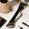 Pincel de Maquiagem Dupla Face Com Cerdas Macias e Densas Para Base Contorno Blush Perfeito Para Maquiagem Diária Uso em Viagem