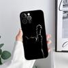 Black Cats Phone Case for iPhone 11 15 Pro Max Case Coque 14 Plus 13 Pro 12 11 X XS XR 7 8 SE 2020 15Pro Cute Cat TPU Soft Cover