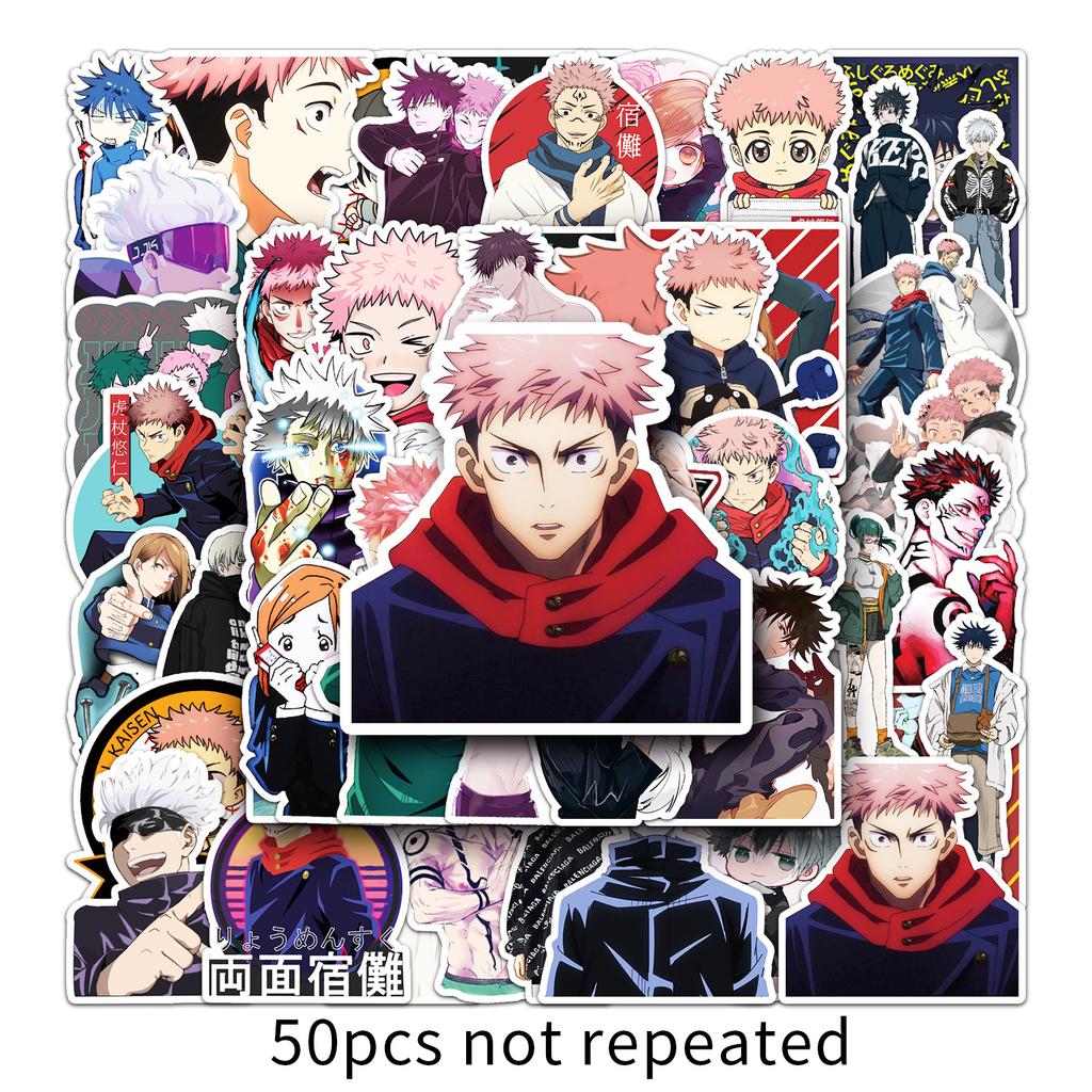 50 Pictures of Cartoon Magic Return To The Site Personalized Fashion Doodle Suitcase Car Laptop Decoration Stickers