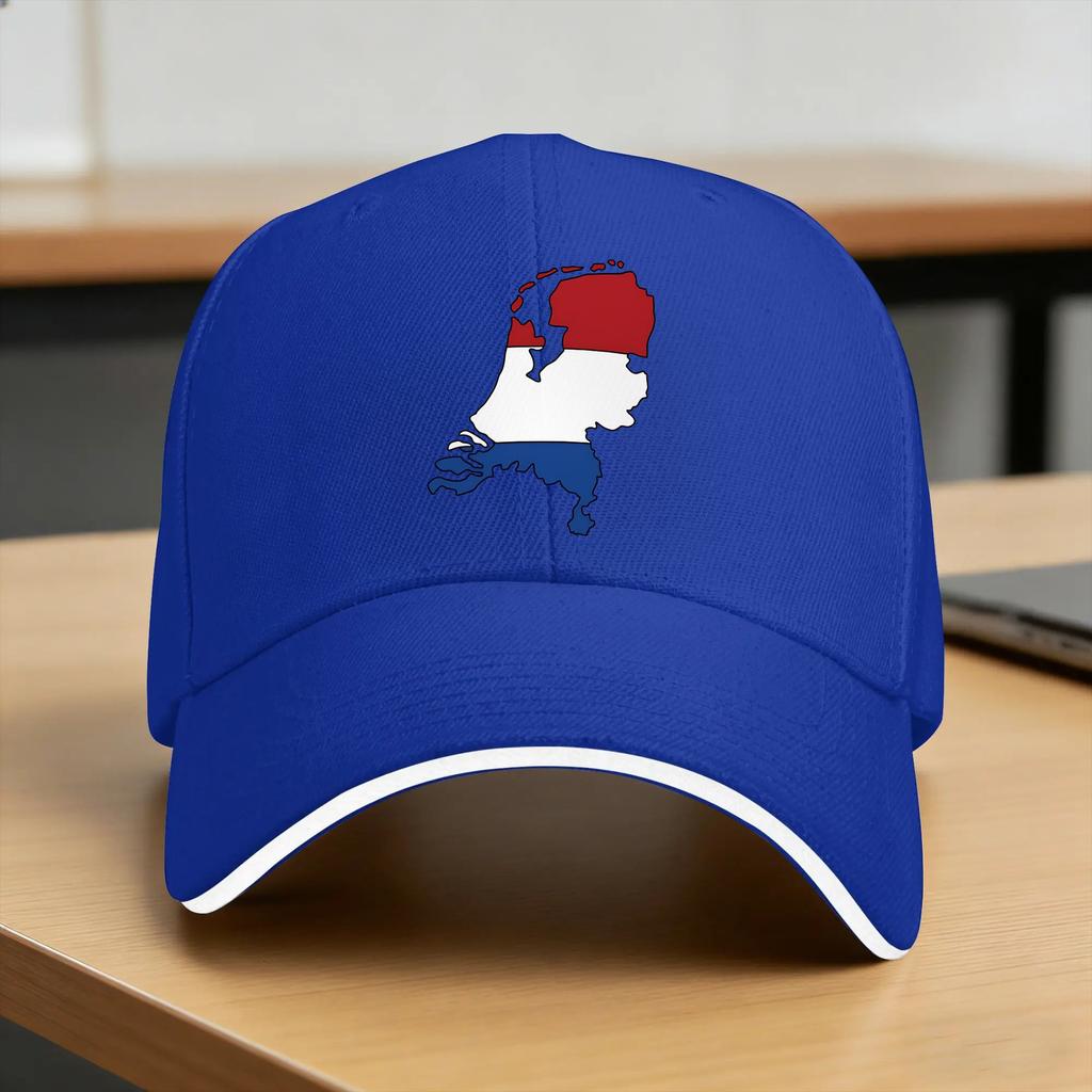 Netherlands Dutch Flag Sun Baseball Cap Summer Unisex Women Custom DIY Trucker Hat Sunscreen Classic Kpop Rock Baseball Caps