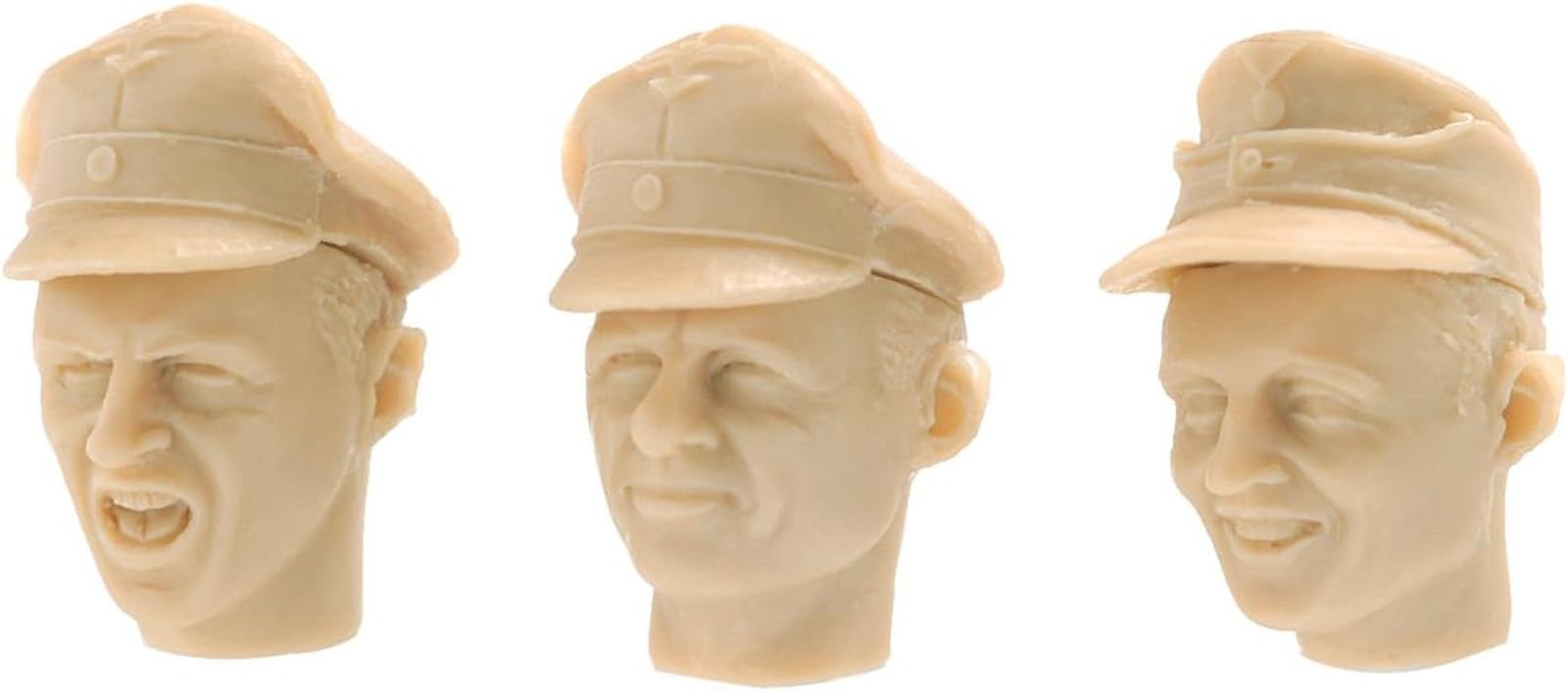 Brick Works Maschinen Krieger Strahl Army Male Head Part A 1/20 Scale Resin Cast Assembly Kit