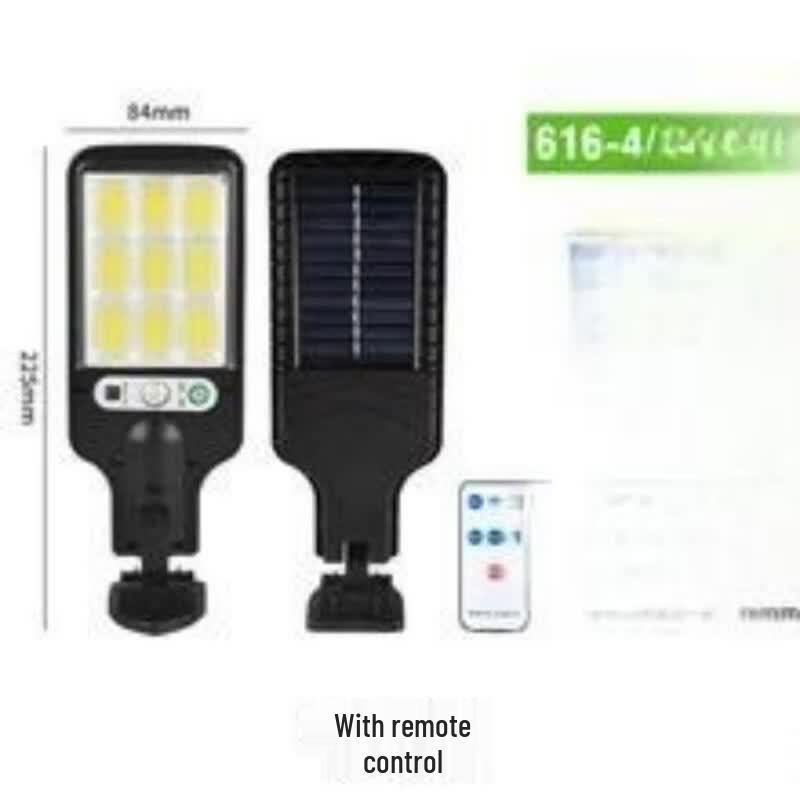 Lishi Solar Motion Sensor Outdoor Wall Light with Remote