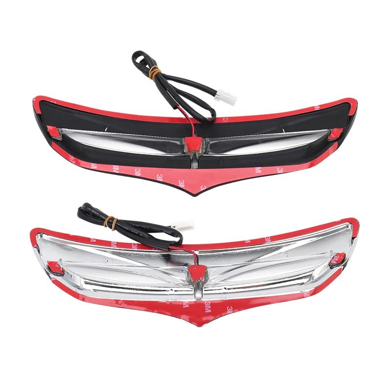 Motorcycle Batwing Fairing Vent Trim Accent LED Light For Harley Touring Electra Street Glide FLHTCU Tri Glide Ultra 2014–2022