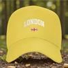 London England Baseball Cap Unisex Adjustable Polyester Outdoor Curved Brim Hat