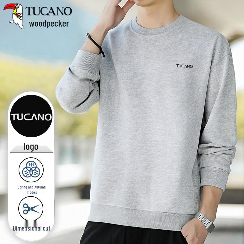 Tucano Men's Casual Business Round Neck Sweatshirt