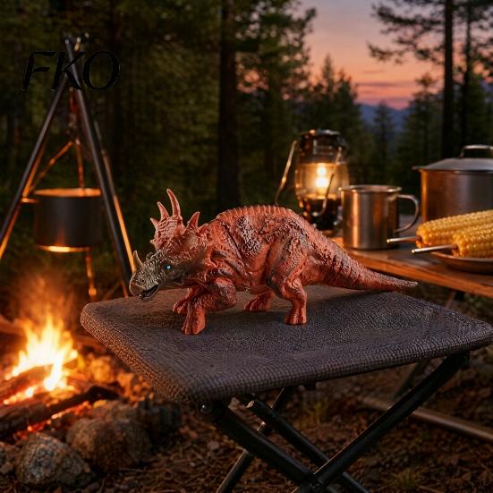 Kids Corn Holder Dinosaur Fork, with Durable PLA Handles And Stainless Steel Anti-scald Pins, Novelty Heat Protection Holders, for BBQ Picnic Parties