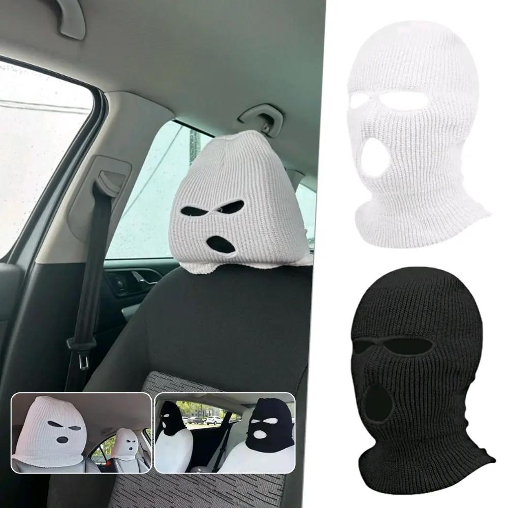 Special Funny Seat Cover 3 Hole Full Face Balaclava Mask Ski Motor Mask Motorbike Winter Cap Helmet Bicycle Full Mask for Tesla