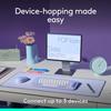 Logitech POP ICON COMBO Wireless Keyboard and Mouse Set Bluetooth Dual Mode Connection Light Sound Office Custom Button