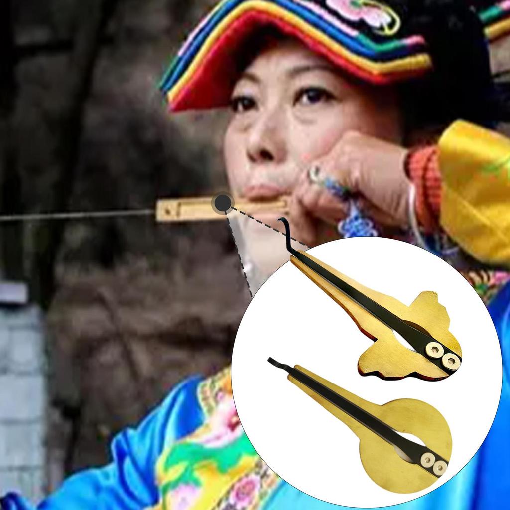 Russian Jaw Harp Beautiful Sound Creative Gift Easy to Play Professional Mouth Musical Instrument for Adults Kids Beginners
